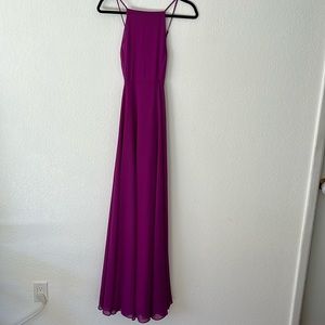 Lulus Mythical Kind of Love Magenta Maxi Dress Size Small